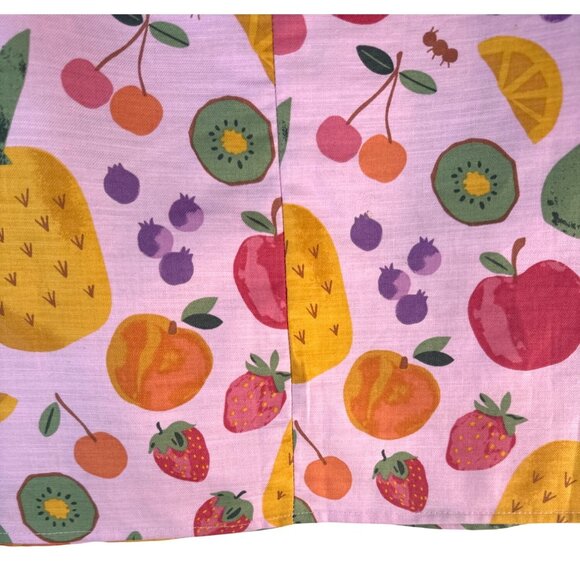 Modcloth Princess Highway Size 8 Pink Fruit Print Short Sleeve Top NWT - Picture 8 of 12